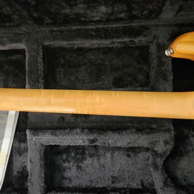 Ron Kirn Custom S 2012 - clear amber nitro, semi-transparent, wood grain fully visible image 7