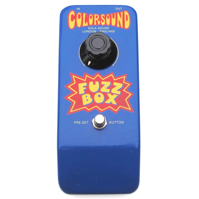 Vintage 1996 Colorsound One Knob Fuzz Box - V1 Dick Denney Original Issue for Sola Sound image 1