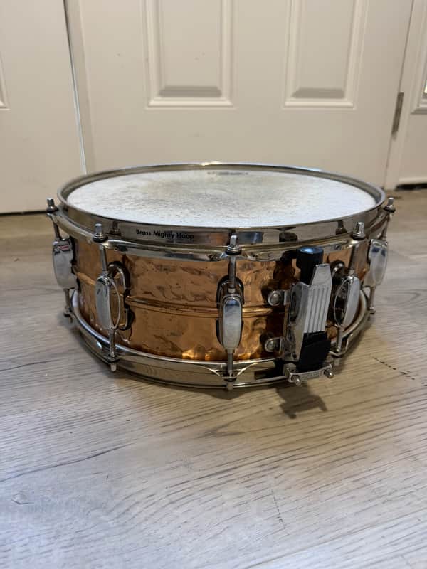 Tama Hand Hammered 14in Snare 1990 - Bronze/Brass image 1