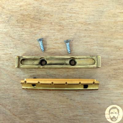 Gibson Zero Fret Brass Nut - Cryogenically Treated Brass image 1