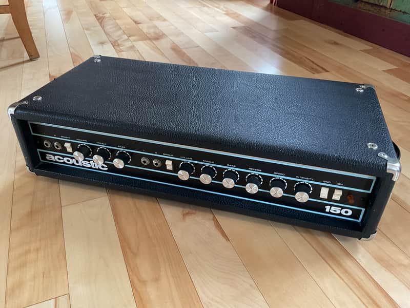 Vintage 70s Acoustic control Corp 150 Guitar Bass Head Amp image 1