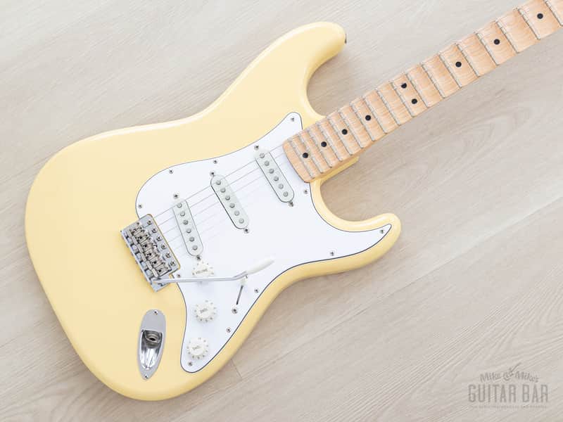 2018 Fender Yngwie Malmsteen Stratocaster Vintage White w/ Seymour Duncan YJM Fury Pickups & Hangtags, Japan MIJ