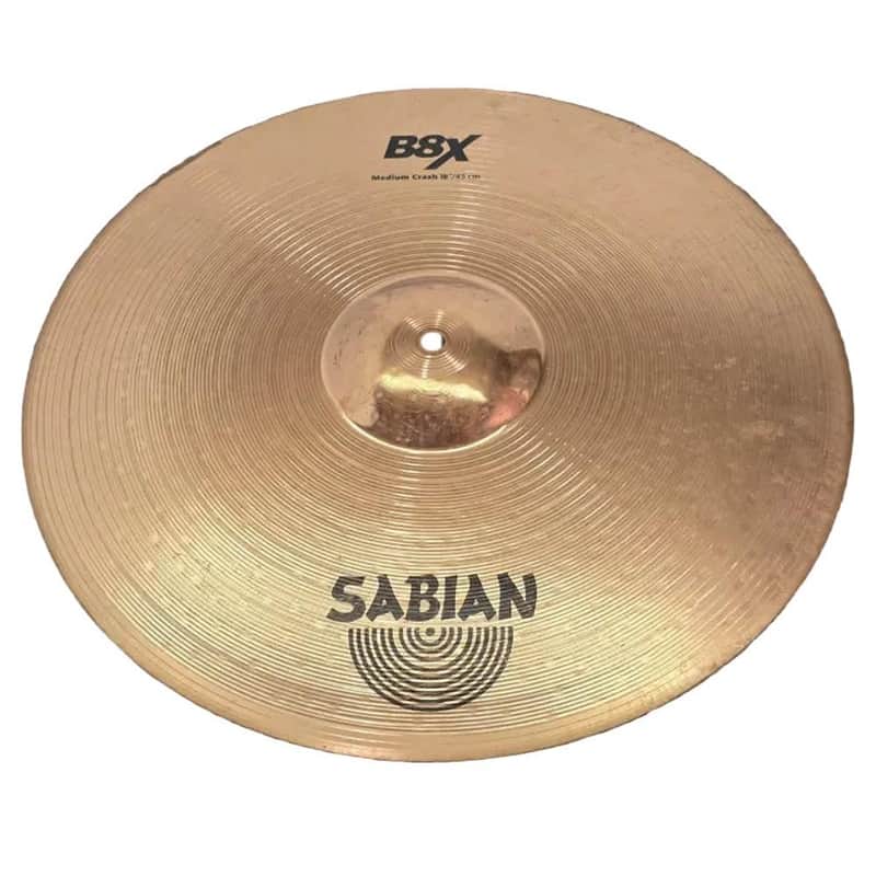 Used Sabian B8X Medium Crash 18" - Good image 1