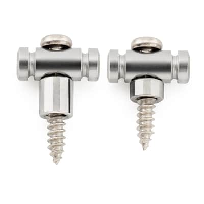 Brio Pro Steel Barrel Style String Trees / String Guides — Set of 2 - Chrome image 3