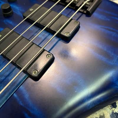 Marleaux Consat Custom 4 2014 - Quilted Maple Top - Trans Blue Hi-end Bass Guitar image 10