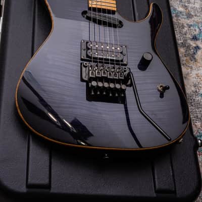 ESP Maverick Custom Shop 2000 - Transparent Purple Flamed Maple Top image 3