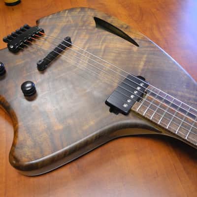 Forshage Orion Hollow Electric Guitar Walnut 2014 image 8