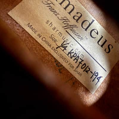 Franz Hoffmann Amadeus 1/4 Size Student Violin Outfit — Model KPA 7012-194 with Bow & Case image 2