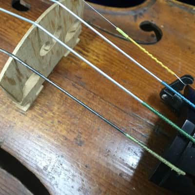Vintage Paul F Kissner 1923 Rebuilt "Fancy" Violin (4/4) Full Size w/ Case image 12