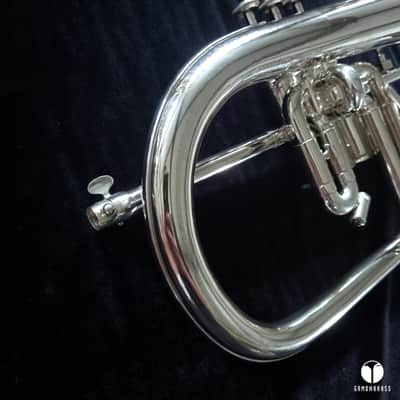Couesnon Bb flugelhorn Made in France Giardinelli mouthpiece case GAMONBRASS image 15