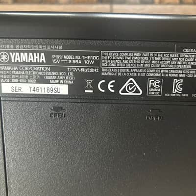 Yamaha THR10C 10-Watt 2x3" Stereo Digital Modeling Guitar Combo 2011 - 2018 - Tan image 15