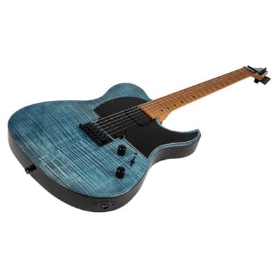 Spira T-450 TDB 450 Series T-Style Roasted Poplar Flamed Maple Top Canadian Roasted Maple Neck 6-String Electric Guitar image 5