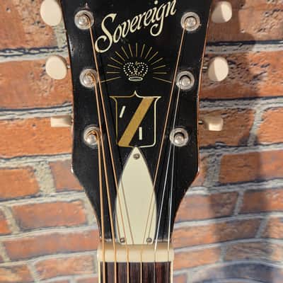 Vintage 1960s Harmony H1260 Sovereign Refinished Sunburst - Neck Set $ Repaired Cracks image 2