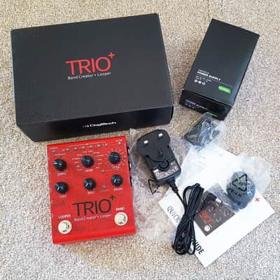 (Limited Edition) DigiTech TRIO Plus Band Creator + Looper 2010s - Red image 1