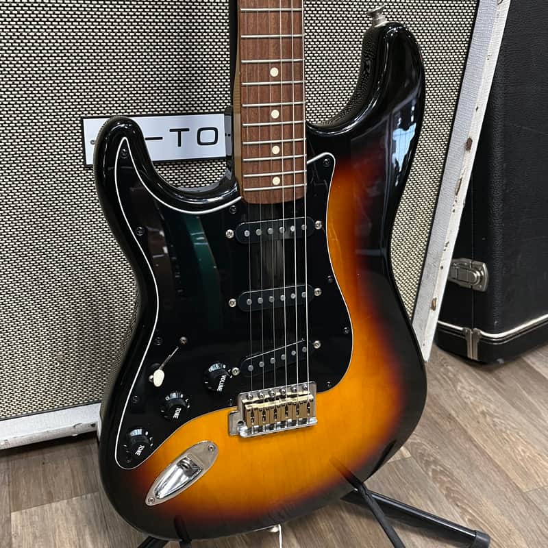Fender Stratocaster Left-handed Reverse Headstock Partscaster - Sunburst image 1