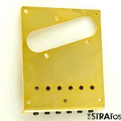 USED Fender MIM Telecaster Tele GOLD BRIDGE Modern 6 Saddle Guitar image 2