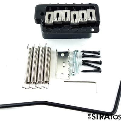 *NEW Wilkinson Vintage TREMOLO for Fender Stratocaster Steel Black WVP6-SB-BK image 1