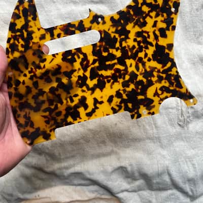 Hand Cut Celluloid Telecaster RH Tortoise Pickguard 2024 - Tortoise image 3