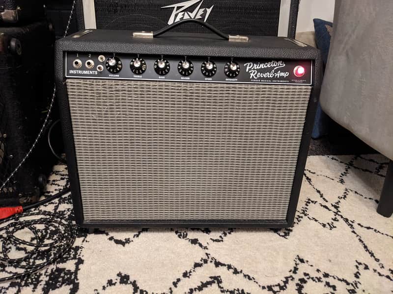 Fender '65 Princeton Reverb Reissue 12-Watt 1x10" Guitar Combo 2008 - Present - Black image 1