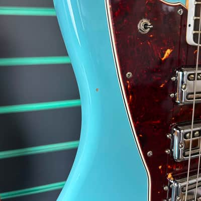 Fender 60th Anniversary Triple Jazzmaster Daphne Blue 2018 Electric Guitar image 5