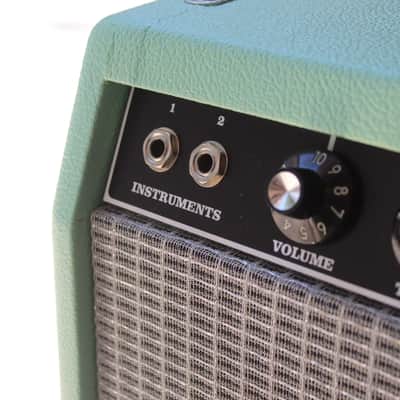 INCREDEBLE!!!!GVT Vibro Tone JR Handwired NOS Guitar amplifier blackface 1964 / Surf Green Vibro champ AA764 image 5
