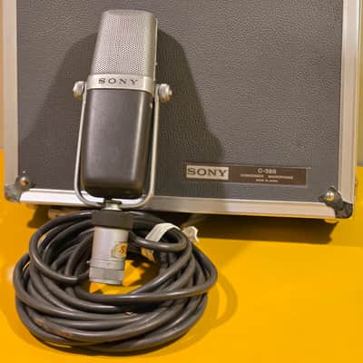 Sony C-38B Condenser Microphone — Already Converted to Standard XLR — Tested & Working — Includes Hard Case image 1