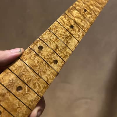 Mastergrade Birdseye Maple Tele Neck 2 Fits Fender & Warmoth image 4