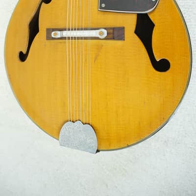 Thumb Mandolin Japan Mandolin - Natural - Neck Heel Repair image 6
