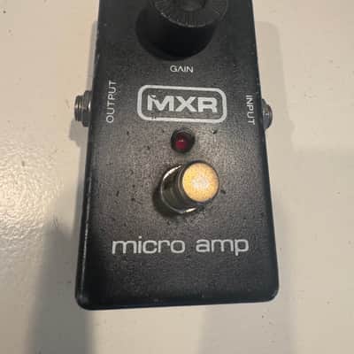 MXR MICRO AMP BLOCK LOGO 1983 - BLACK image 1
