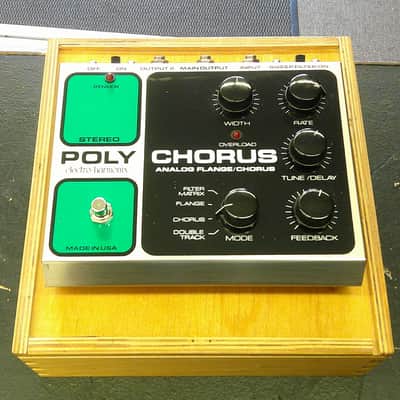 Electro-Harmonix Stereo Poly Chorus Reissue 1999 - 2010 - Black / Silver / Green image 1