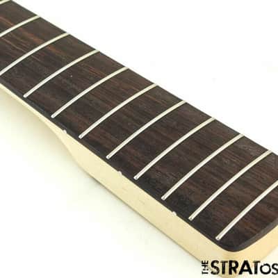 2022 Fender Aerodyne Jazz Bass NECK + TUNERS Guitar Modern Black Headstock image 4