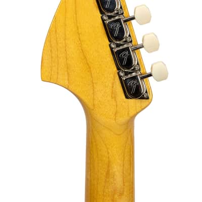 New Fender Custom Shop '60s Mustang NOS Capri Orange with Competition Stripe image 6