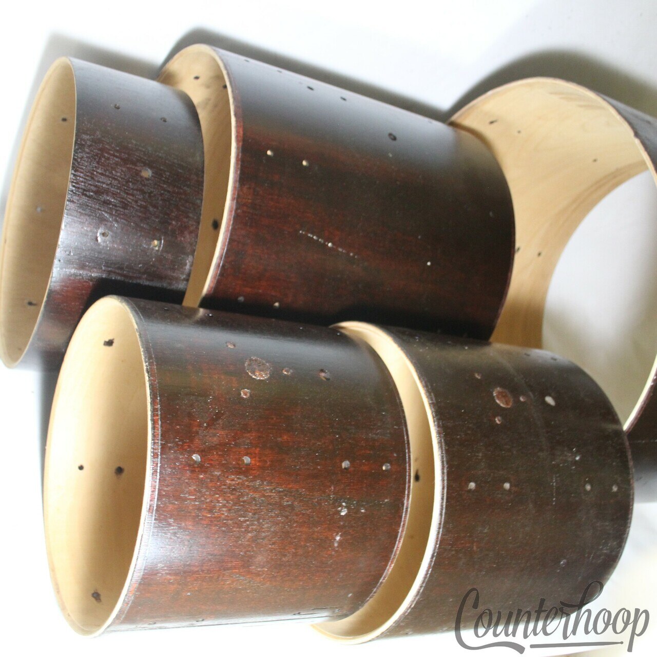 Pearl Drum Set Shell Pack 22,12,13,16 Bass/Tom/Floor+14"Snare Lauan/Birch 6Ply* — main photograph