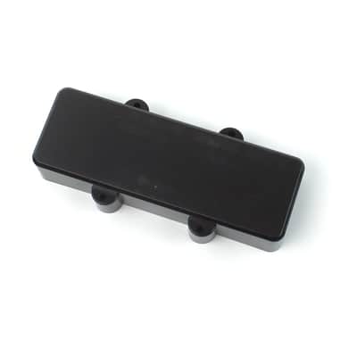 Double J style Humbucker Bass Guitar Pickup cover ,Large 113mm Black image 1