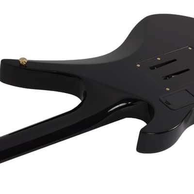 Schecter SCH.1742 Synyster Gates Custom-S Gloss Black w/Gold Stripes image 11