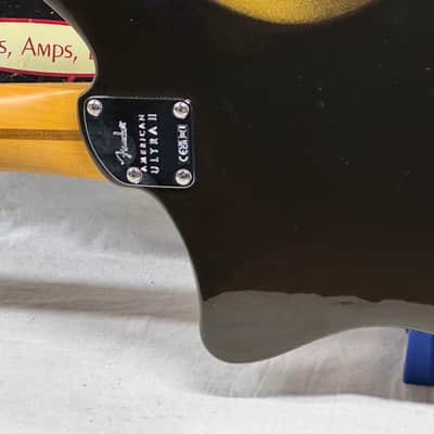 Fender American Ultra II 2 Meteora Guitar with COA + Case 2025 - Texas Tea / Ebony fingerboard image 15