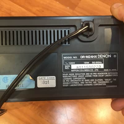 Vintage 1988 Denon DR-M24HX Stereo Cassette Deck image 10