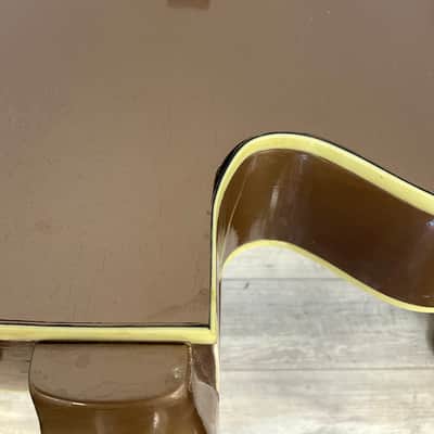 Gretsch 6189 Streamliner 1955 - 1957 - Bamboo Yellow with Copper Mist Back image 9