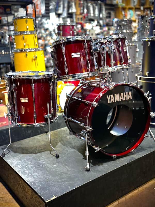 Yamaha RECORDING Custom  22,12,13,16 - 1990- - Walnut Red very clean image 1