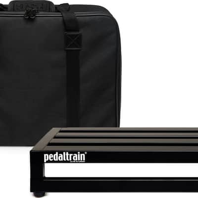 Pedaltrain Classic JR 4-Rail 18" x 12.5" Pedalboard w/ Soft Case and Voodoo Lab Pedal Power 2 Plus Power Supply image 2