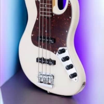 Sadowsky MetroExpress 21-Fret Vintage J/J Bass, Morado Fingerboard, 4-String - Solid Olympic White High Polish image 8
