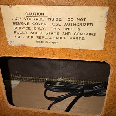 Vintage National GAP-2 Solid State Guitar Amp 60's! MIJ image 4