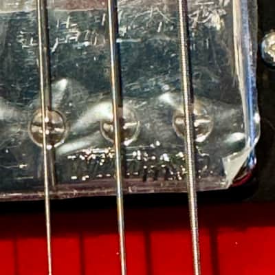 Vintage Guitar  VINTAGE LVSA500CR Red LEFT HANDED Zurda Thin Line SEMI ACOUSTIC GUITAR    Cherry Red image 6