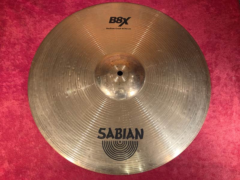 Sabian 18" B8X Medium Crash Cymbal image 1