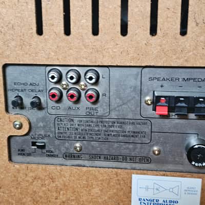 MegaStar HP K7000 Karaoke System Dual Cassette Player Recorder image 9