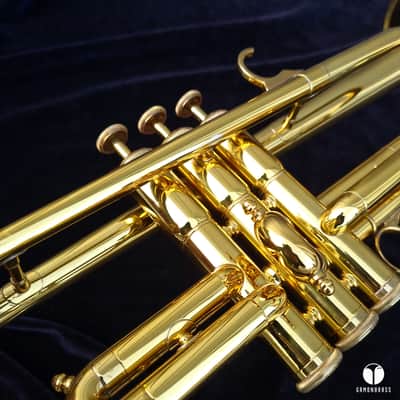 Jerome Callet SIMA by Kanstul USA GOLD LACQUER trumpet gamonbrass image 7