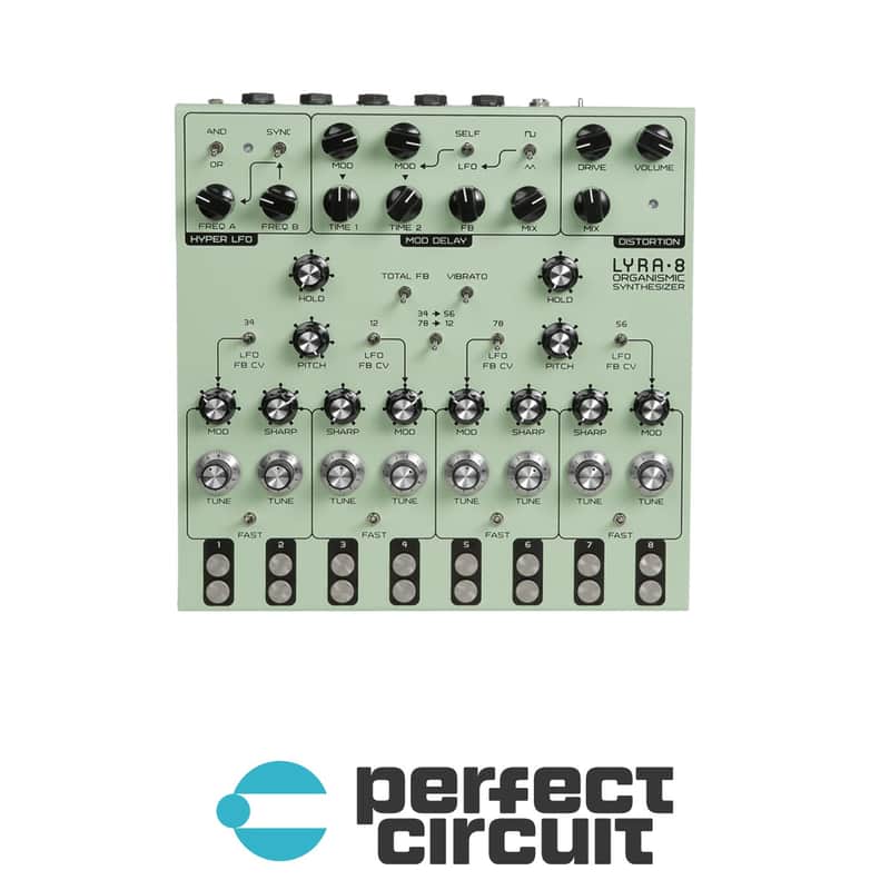 SOMA Laboratory Lyra-8 Organismic Drone Synthesizer (Green) [B-STOCK] image 1