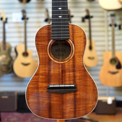 Kala USA KOA-CG All-Solid Gloss Hawaiian Koa Concert Ukulele w/Hard Case image 1