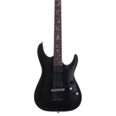 Schecter Damien Platinum 6 Electric Guitar Satin Black image 2