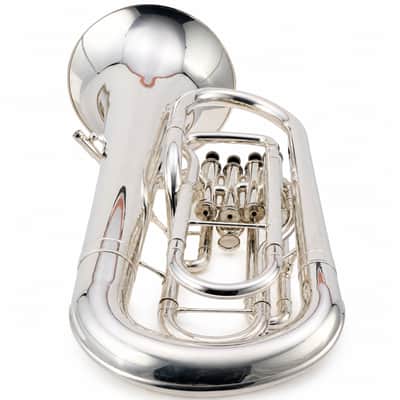 Jupiter JEP-470S Intermediate Bb Euphonium in Silver Plate SN D01052 image 15